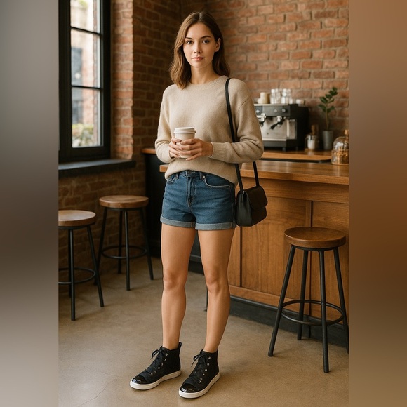 Chic Jimmy Choo glitter high-tops with gold hardware. Excellent condition Sz 38 - Picture 8 of 8